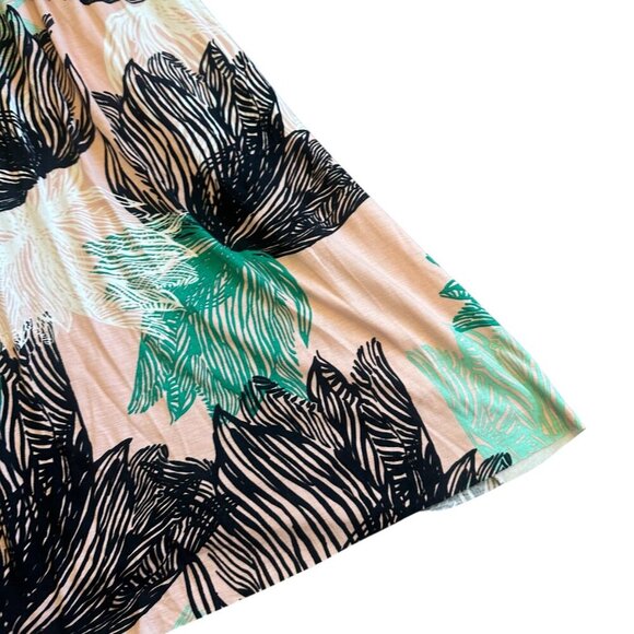 Rachel Pally One Shoulder Maxi Dress Bold Print Jersey Stretch Size Small Womens - Picture 4 of 11